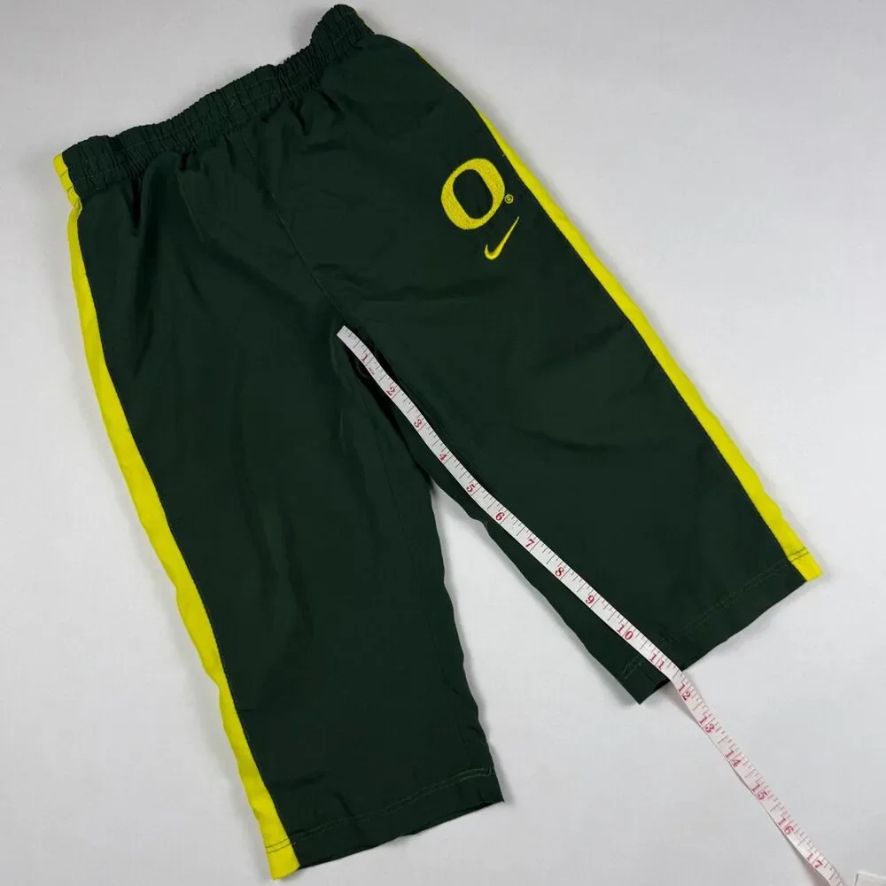 Nike Youth Oregon Ducks Sweatpants Green Yellow Size 18M